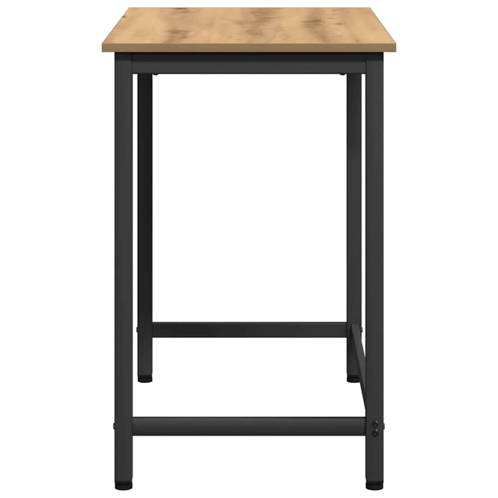 Stůl Artisanový Dub Inženýrské Dřevo A Ocel 100 X 50 X 76,5 Cm