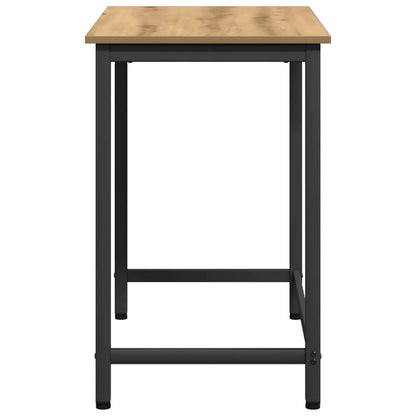 Stůl Artisanový Dub Inženýrské Dřevo A Ocel 100 X 50 X 76,5 Cm