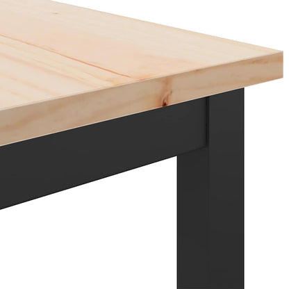 Stůl Přírodní 100 X 50 X 91 Cm Inženýrské Dřevo A Ocel