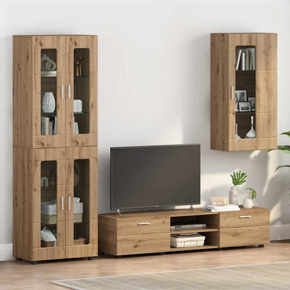 Dřevěná Skříň Artisanový Dub Kompozitní Dřevo