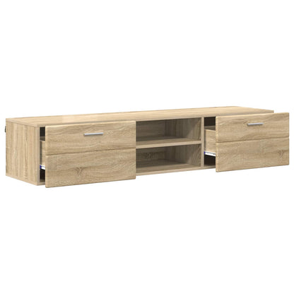 Dřevěná Skříň 150 X 39 X 30 Cm Sonoma Dub Kompozitní Dřevo