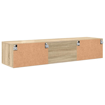 Dřevěná Skříň 150 X 39 X 30 Cm Sonoma Dub Kompozitní Dřevo