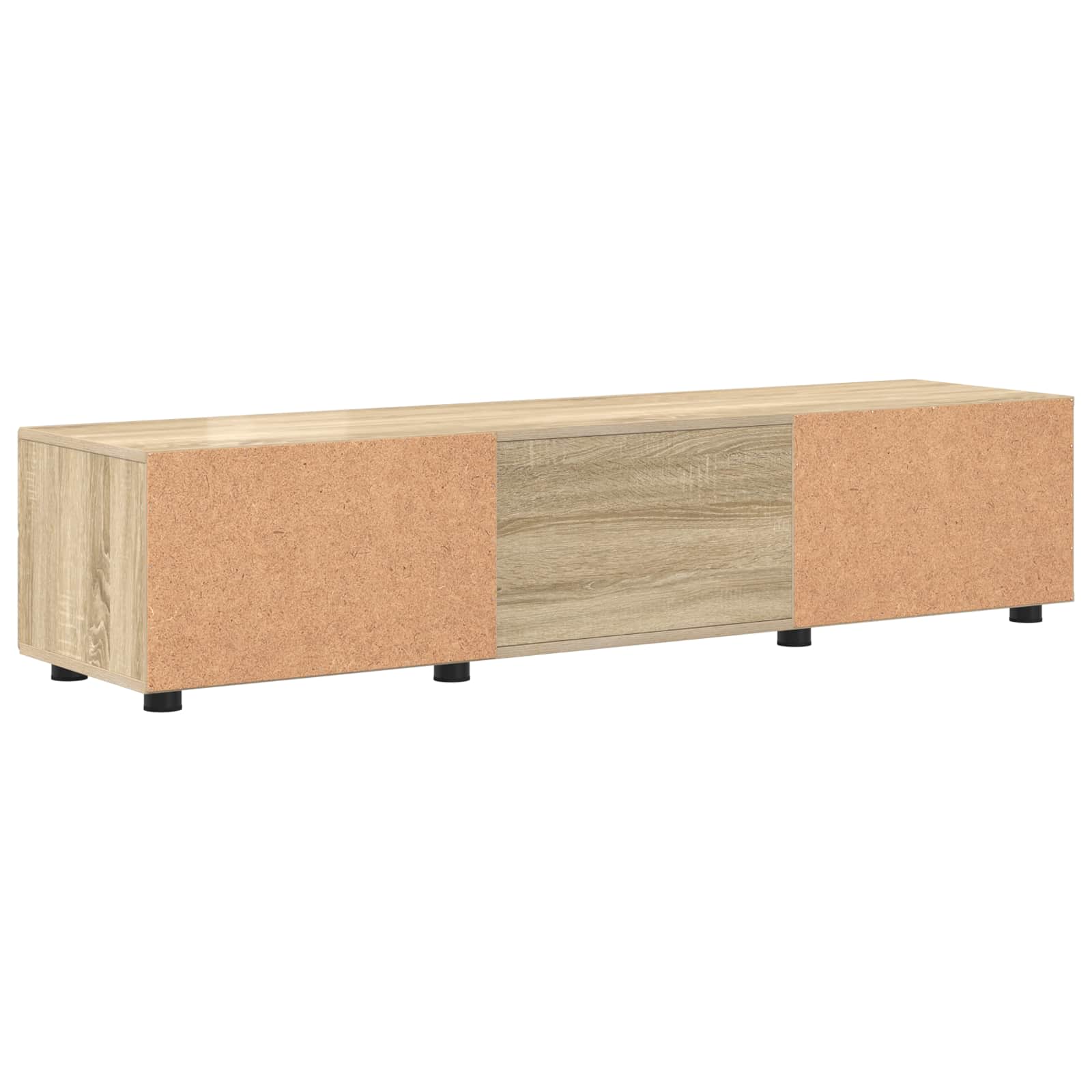 Dřevěná Skříň 150 X 39 X 30 Cm Sonoma Dub Kompozitní Dřevo