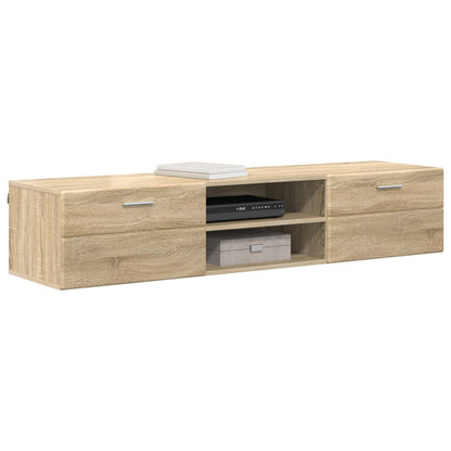 Dřevěná Skříň 150 X 39 X 30 Cm Sonoma Dub Kompozitní Dřevo