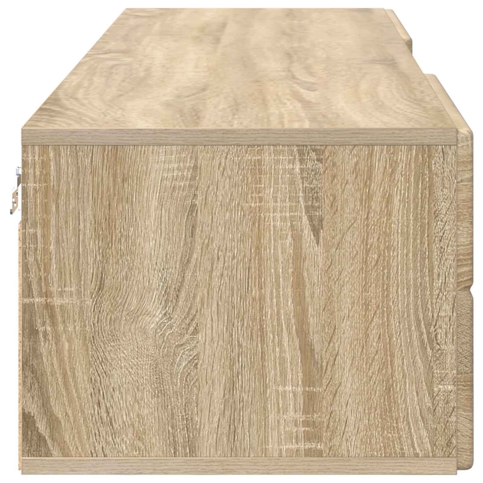 Dřevěná Skříň 150 X 39 X 30 Cm Sonoma Dub Kompozitní Dřevo