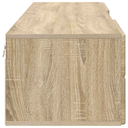 Dřevěná Skříň 150 X 39 X 30 Cm Sonoma Dub Kompozitní Dřevo