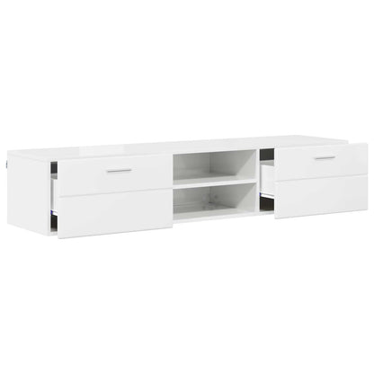 Dřevěná Skříň 150 X 39 X 30 Cm Betonově Šedá Kompozitní Dřevo