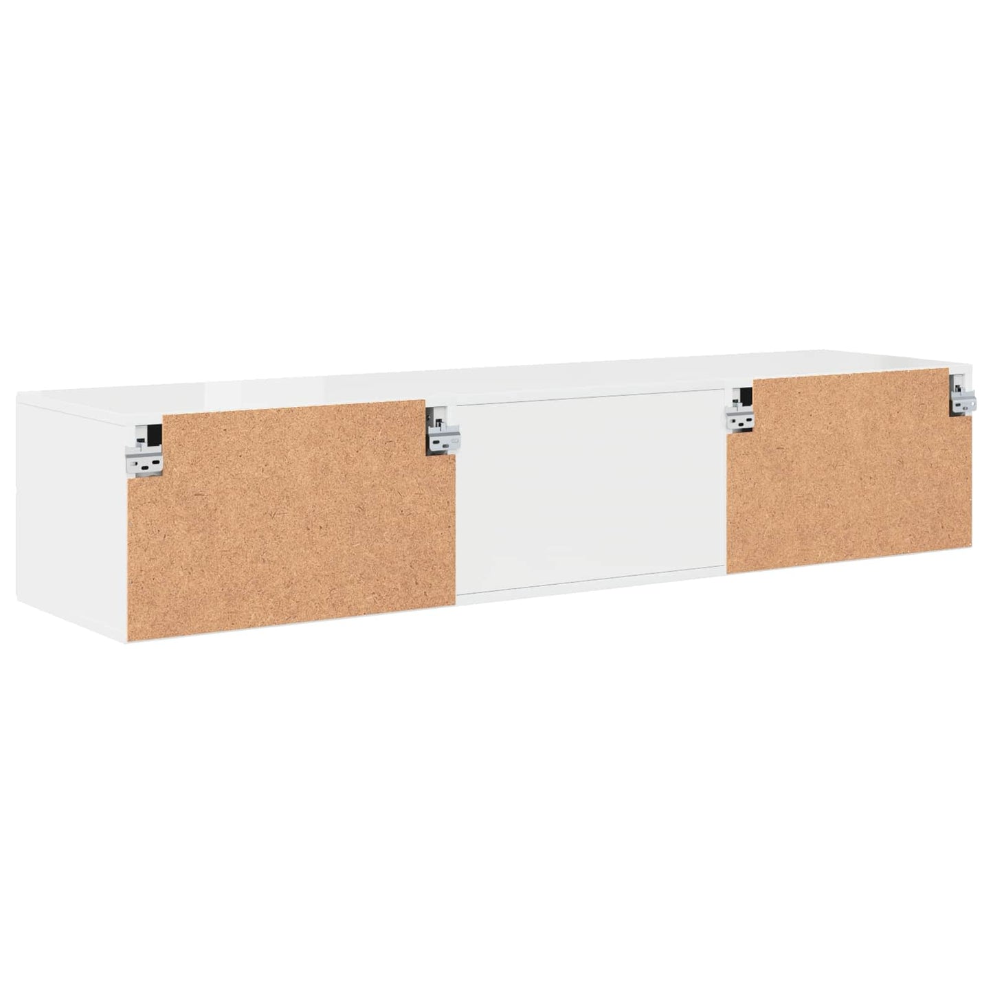 Dřevěná Skříň 150 X 39 X 30 Cm Betonově Šedá Kompozitní Dřevo