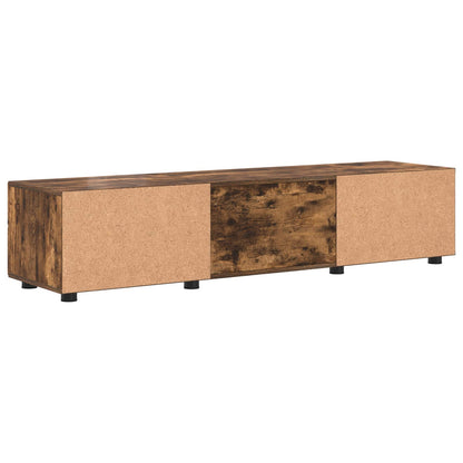Dřevěná Skříň 150 X 39 X 30 Cm Kouřový Dub Kompozitní Dřevo