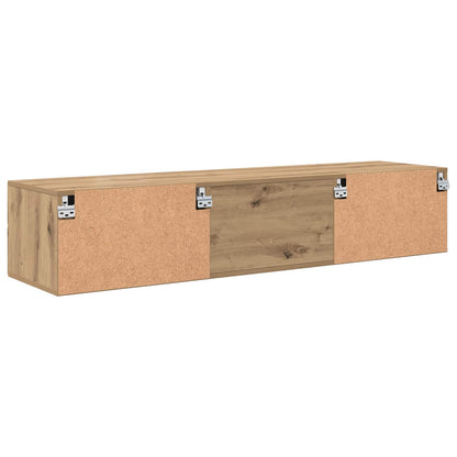 Dřevěná Skříň 150 X 39 X 30 Cm Artisanový Dub Kompozitní Dřevo