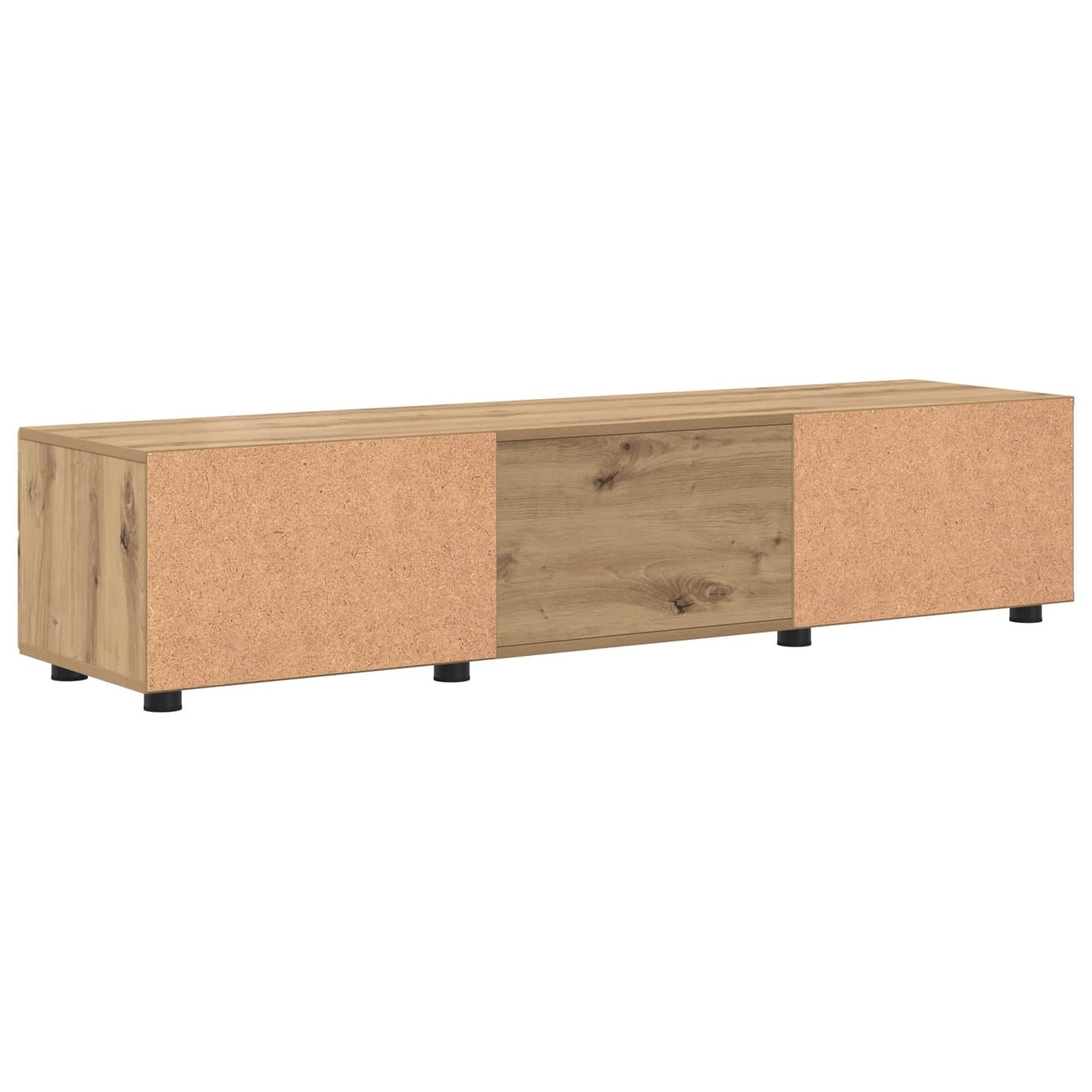 Dřevěná Skříň 150 X 39 X 30 Cm Artisanový Dub Kompozitní Dřevo