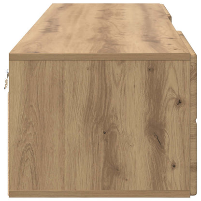 Dřevěná Skříň 150 X 39 X 30 Cm Artisanový Dub Kompozitní Dřevo