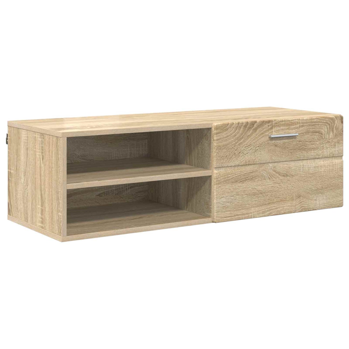 Dřevěná Skříň 100,5 X 39 X 30 Cm Sonoma Dub Kompozitní Dřevo