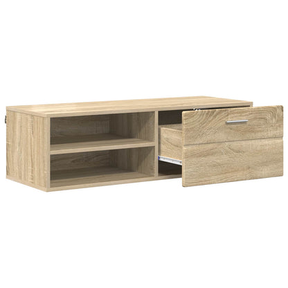 Dřevěná Skříň 100,5 X 39 X 30 Cm Sonoma Dub Kompozitní Dřevo