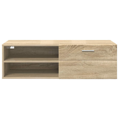 Dřevěná Skříň 100,5 X 39 X 30 Cm Sonoma Dub Kompozitní Dřevo