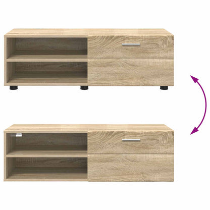 Dřevěná Skříň 100,5 X 39 X 30 Cm Sonoma Dub Kompozitní Dřevo