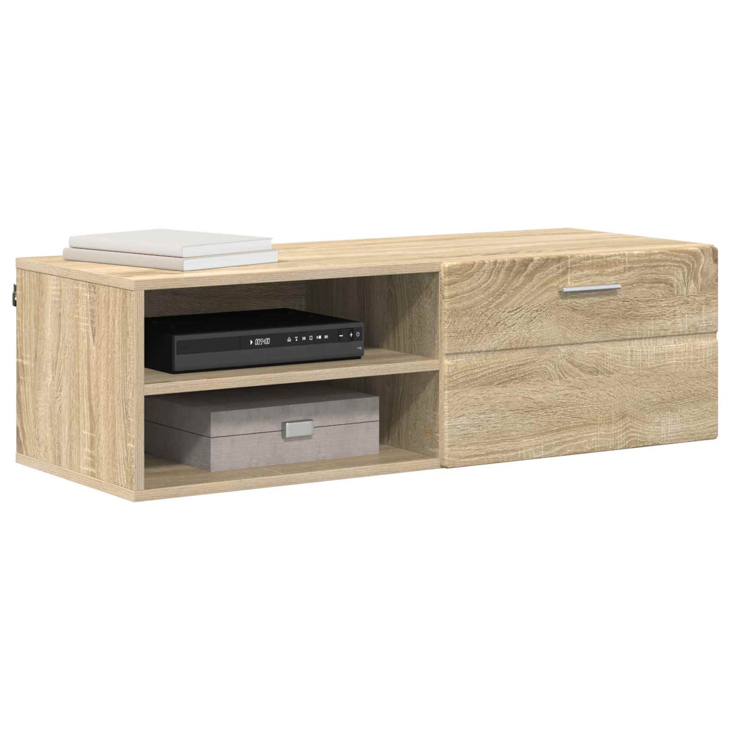 Dřevěná Skříň 100,5 X 39 X 30 Cm Sonoma Dub Kompozitní Dřevo