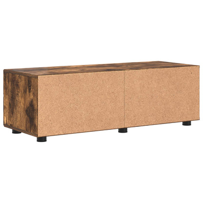 Dřevěná Skříň 100,5 X 39 X 30 Cm Kouřový Dub Kompozitní Dřevo