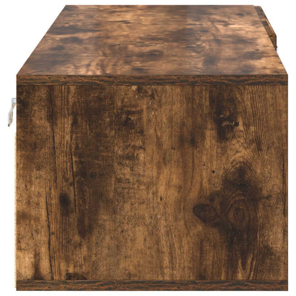 Dřevěná Skříň 100,5 X 39 X 30 Cm Kouřový Dub Kompozitní Dřevo