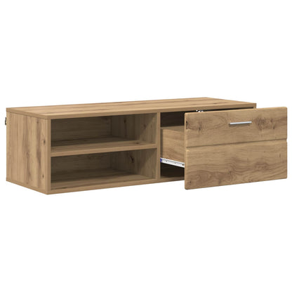 Dřevěná Skříň 100,5 X 39 X 30 Cm Artisanový Dub