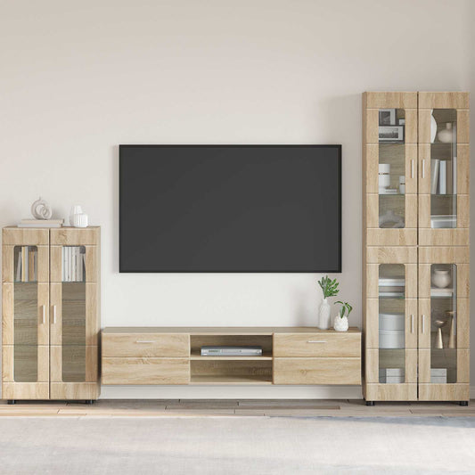 Servírovací Skříň Florin 55,5 X 29 X 100 Cm Sonoma Dub