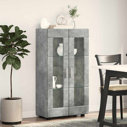 Servírovací Skříň Florin 55,5 X 29 X 100 Cm Betonově Šedá