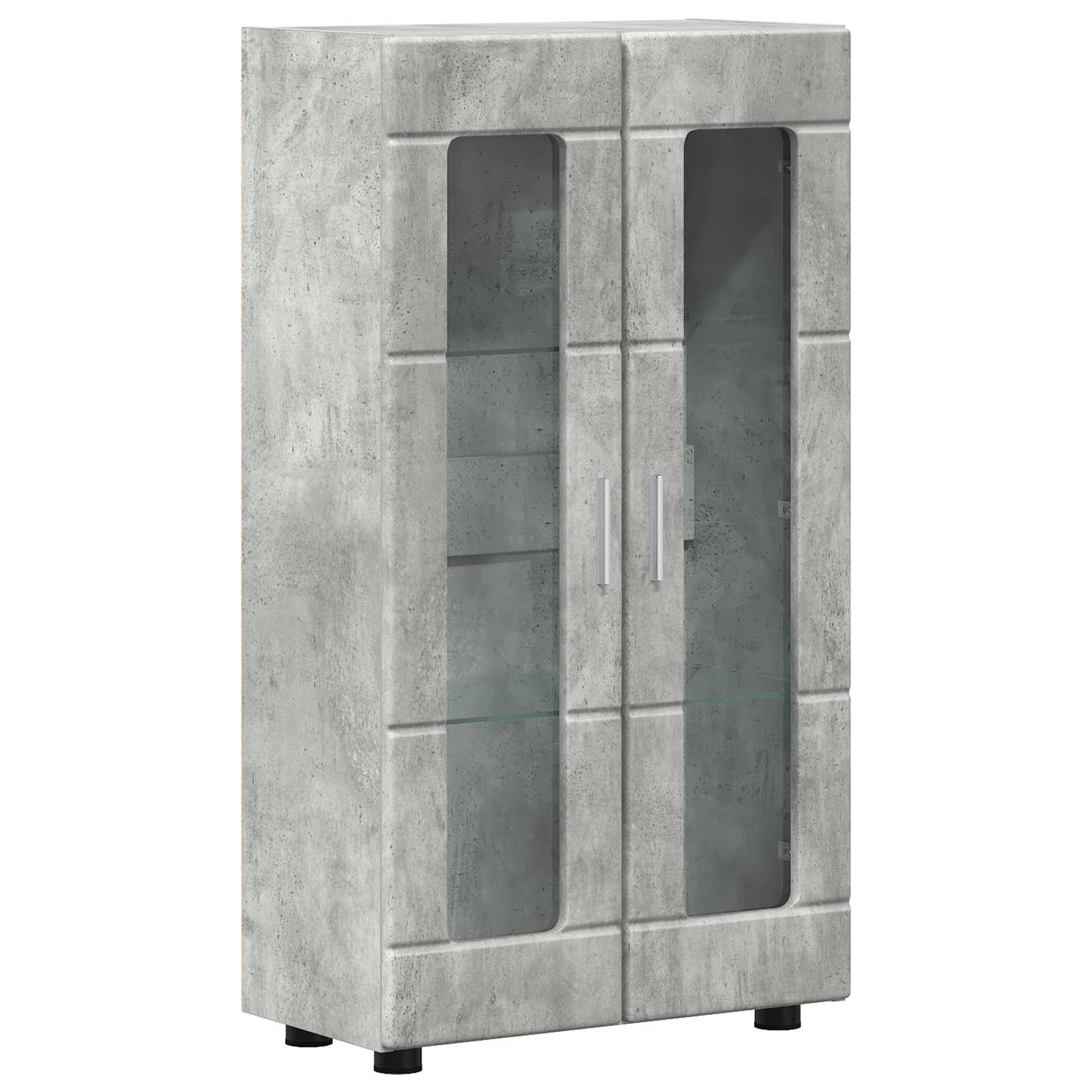 Servírovací Skříň Florin 55,5 X 29 X 100 Cm Betonově Šedá