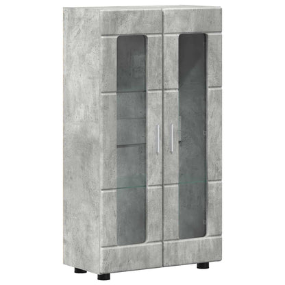 Servírovací Skříň Florin 55,5 X 29 X 100 Cm Betonově Šedá