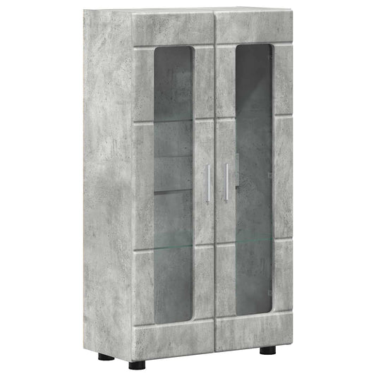 Servírovací Skříň Florin 55,5 X 29 X 100 Cm Betonově Šedá