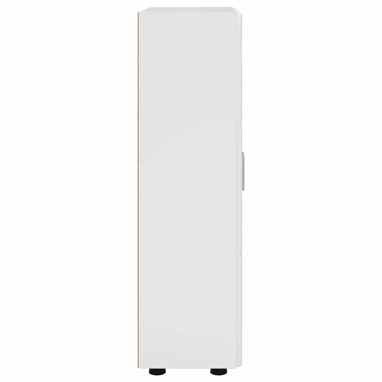 Servírovací Skříň Florin 55,5 X 29 X 100 Cm Vysoce Lesklá Bílá