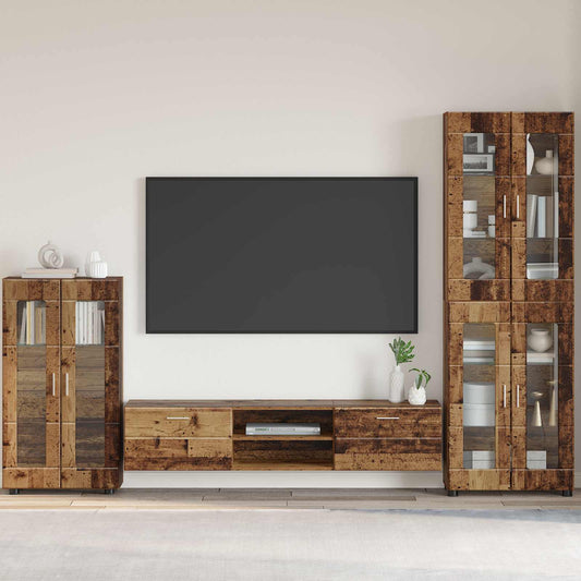 Servírovací Skříň Florin 55,5 X 29 X 100 Cm Staré Dřevo