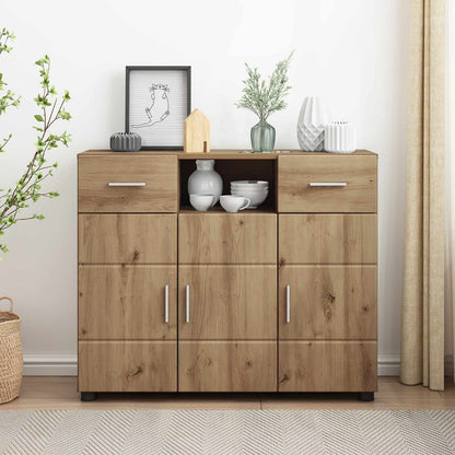 Dřevěná Skříň Artisanový Dub Kompozitní Dřevo