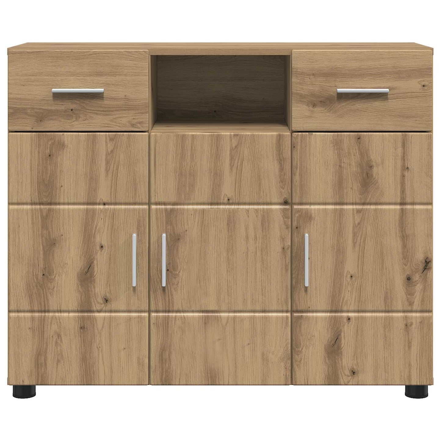 Dřevěná Skříň Artisanový Dub Kompozitní Dřevo