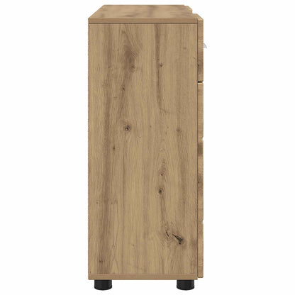 Dřevěná Skříň Artisanový Dub Kompozitní Dřevo