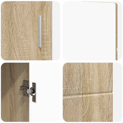 Servírovací Skříň Florin 88,5 X 30,5 X 55,5 Cm Sonoma Dub