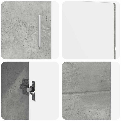 Servírovací Skříň Florin 88,5 X 30,5 X 55,5 Cm Betonově Šedá