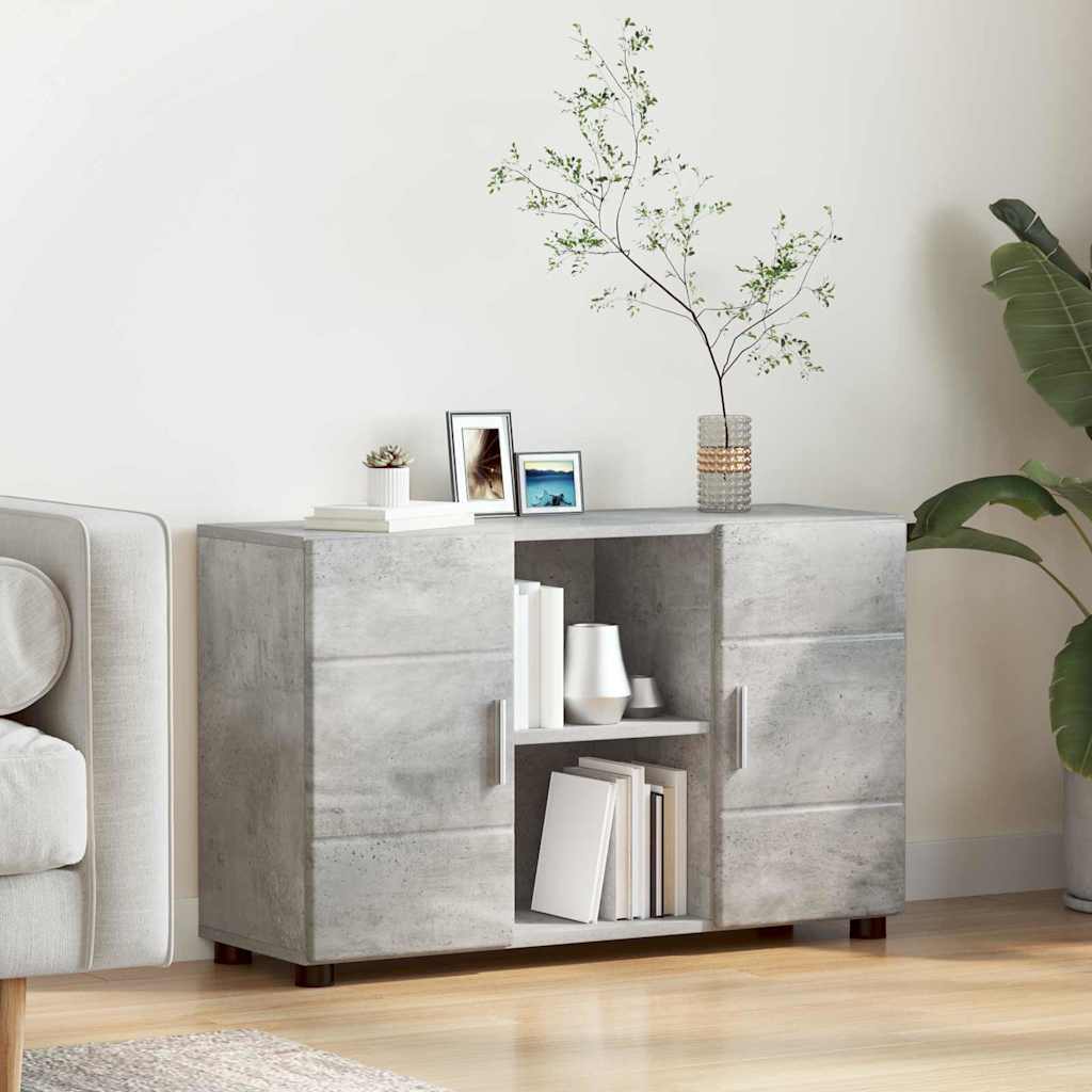Servírovací Skříň Florin 88,5 X 30,5 X 55,5 Cm Betonově Šedá