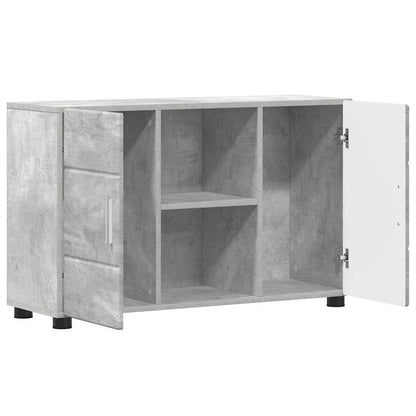 Servírovací Skříň Florin 88,5 X 30,5 X 55,5 Cm Betonově Šedá