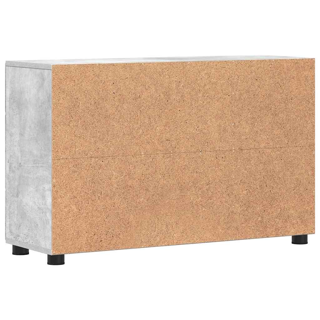 Servírovací Skříň Florin 88,5 X 30,5 X 55,5 Cm Betonově Šedá
