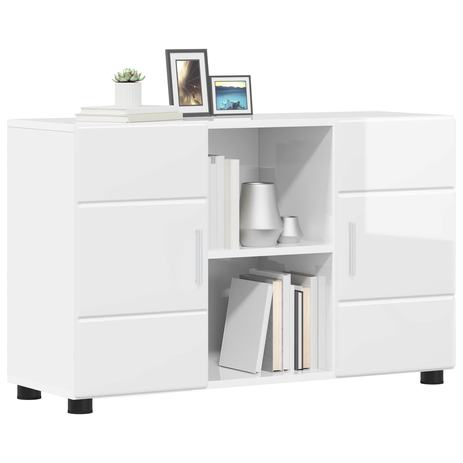 Servírovací Skříň Florin 88,5 X 30,5 X 55,5 Cm Kompozitní Dřevo