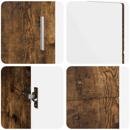 Servírovací Skříň Florin 88,5 X 30,5 X 55,5 Cm Kouřový Dub