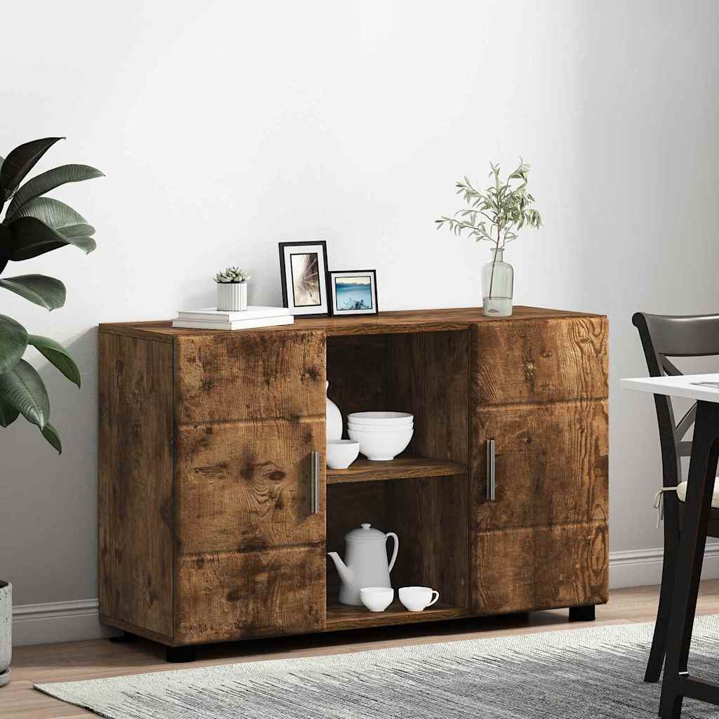 Servírovací Skříň Florin 88,5 X 30,5 X 55,5 Cm Kouřový Dub
