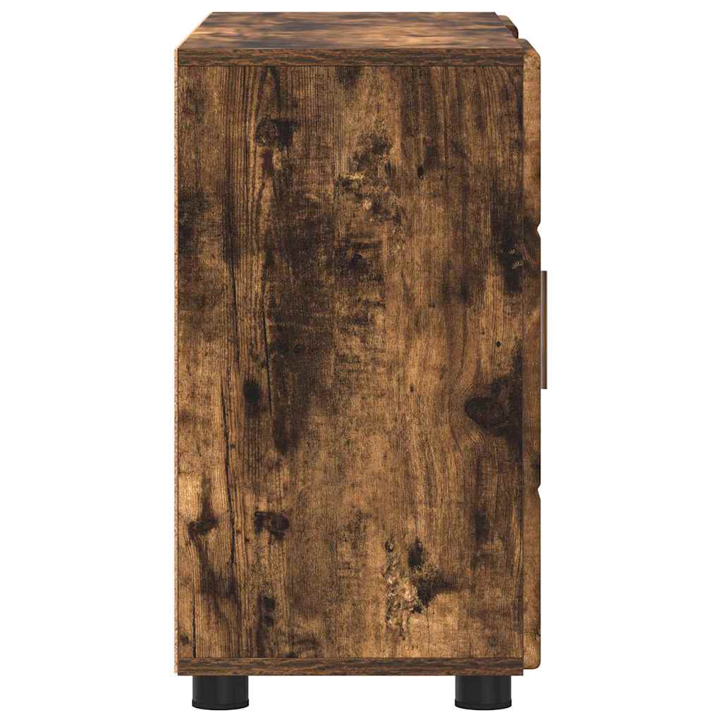Servírovací Skříň Florin 88,5 X 30,5 X 55,5 Cm Kouřový Dub