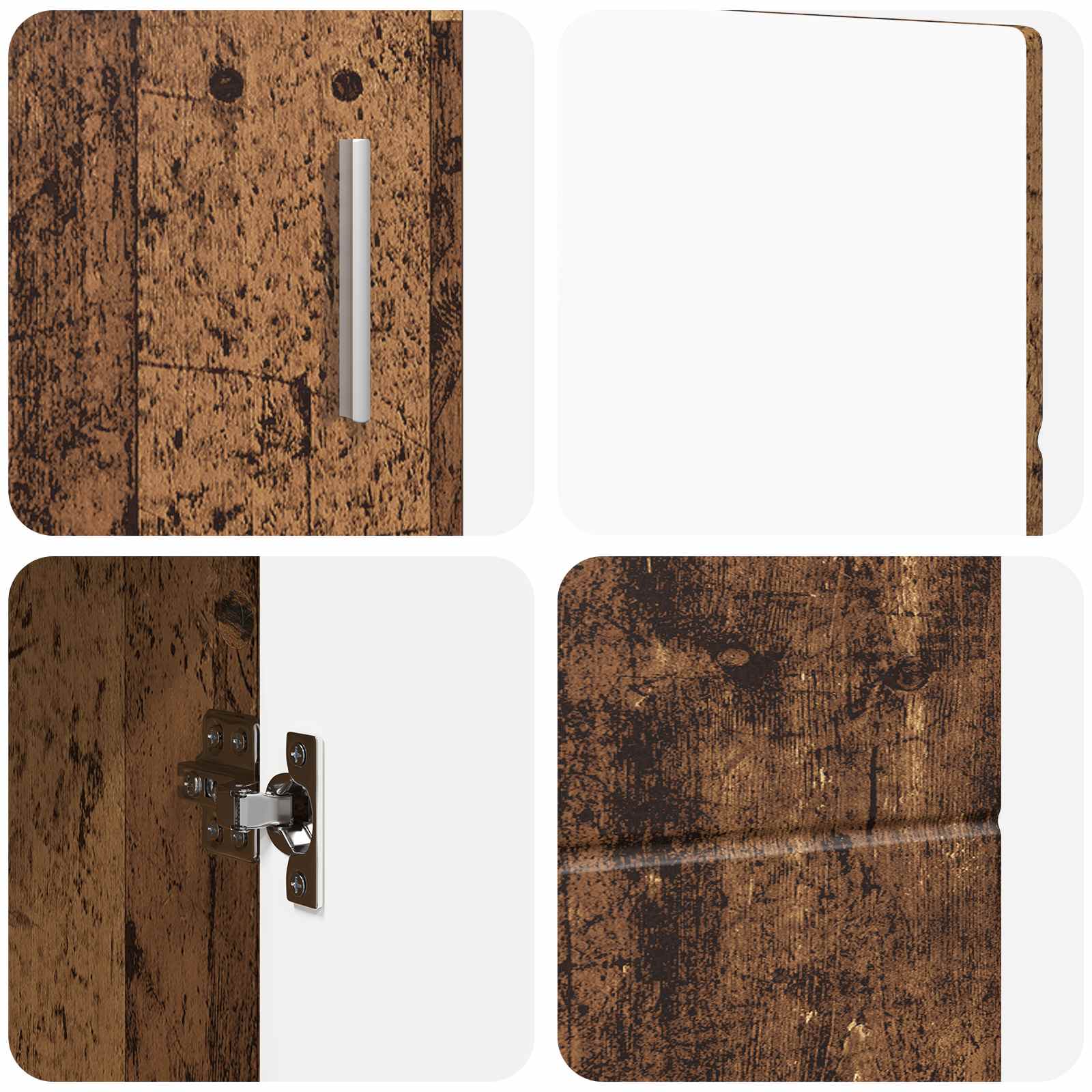 Servírovací Skříň Florin 88,5 X 30,5 X 55,5 Cm Staré Dřevo