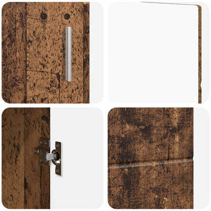 Servírovací Skříň Florin 88,5 X 30,5 X 55,5 Cm Staré Dřevo