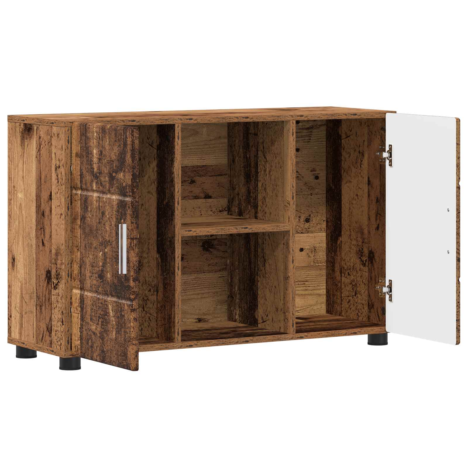 Servírovací Skříň Florin 88,5 X 30,5 X 55,5 Cm Staré Dřevo