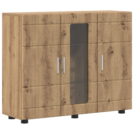 Dřevěná Skříň Artisanový Dub Kompozitní Dřevo