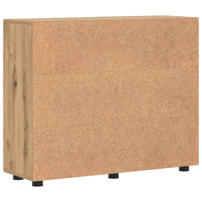 Dřevěná Skříň Artisanový Dub Kompozitní Dřevo