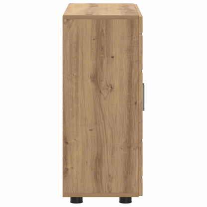 Dřevěná Skříň Artisanový Dub Kompozitní Dřevo