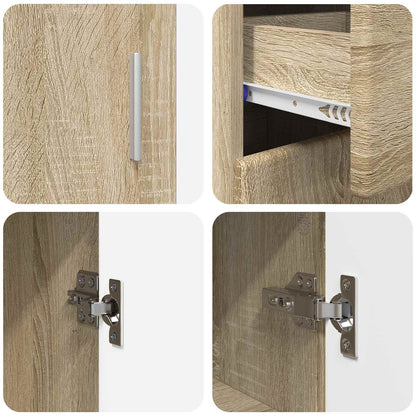 Servírovací Skříň Florin 88,5 X 30,5 X 73 Cm Sonoma Dub